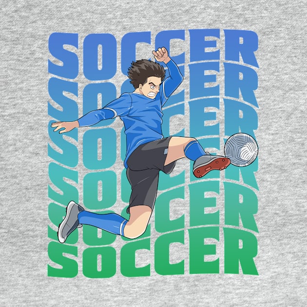 Soccer Player Boys Girls Youth Futbol Lover Gift by Noseking